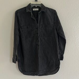 Madewell Charcoal Denim Shirt